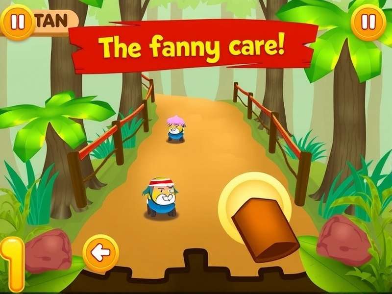 Tuk Tuk Rainforest Run Game Screenshot